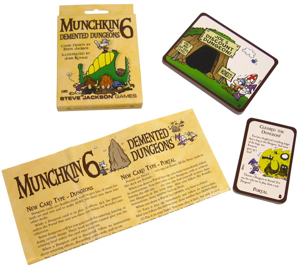 Munchkin : 6 Demented Dungeons Expansion